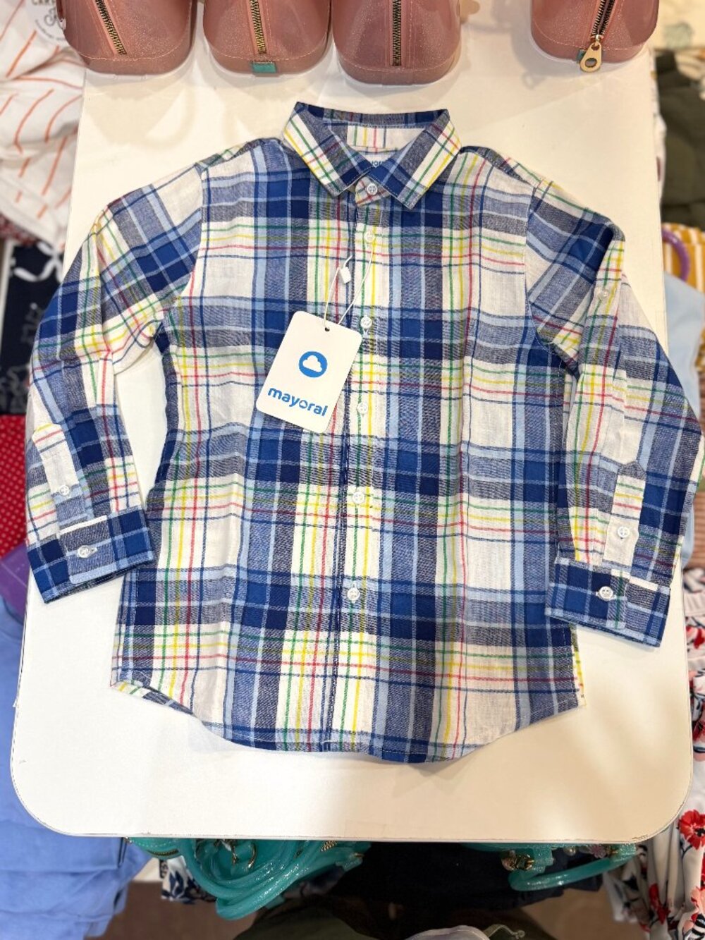 Mayoral Striped Linen Shirt